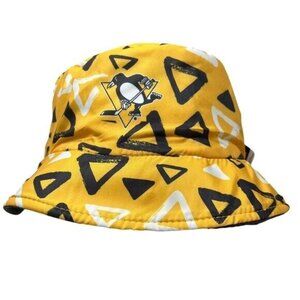 Pittsburgh Penguins Reversible Bucket Hat Cap 4/11/23 SGA PPG Paints Arena NHL